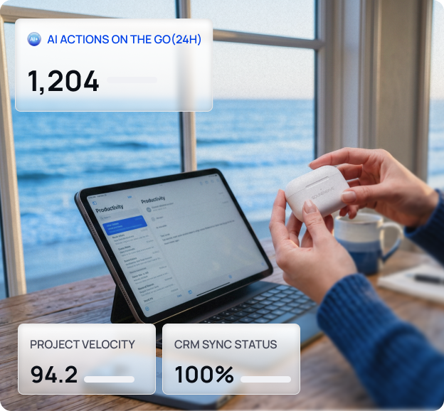Track tasks and keep teams aligned, without manual follow-ups.