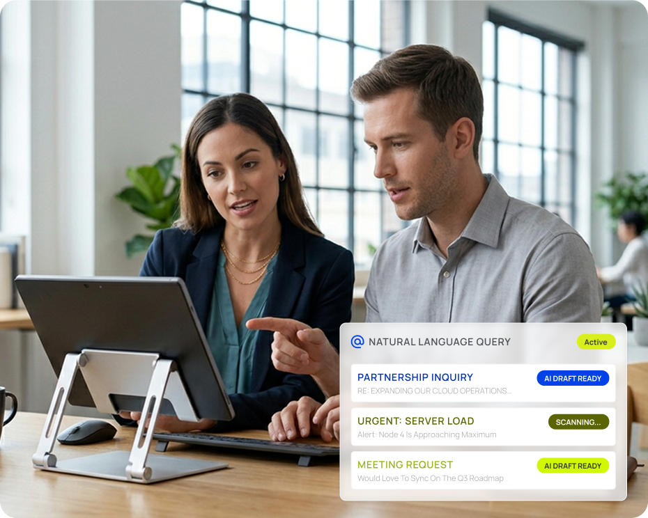 AI Productivity Agent in action