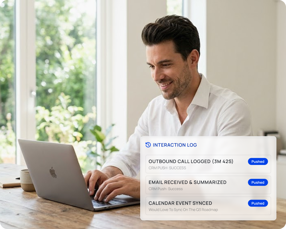 AI Sales Agent in action