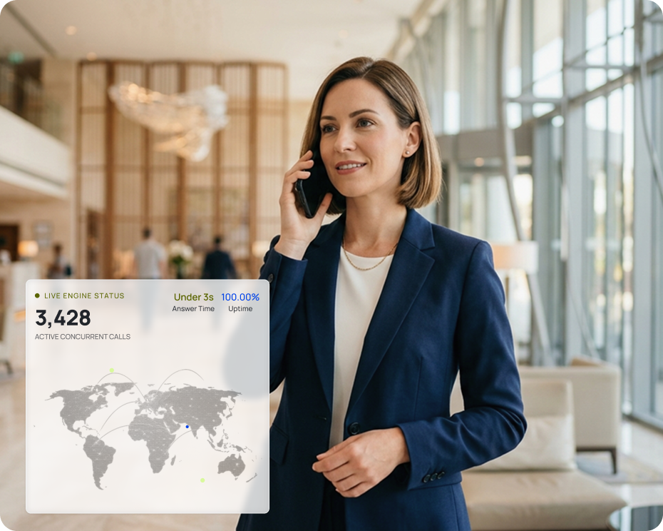 Voice AI Agent in action